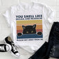 Cat Graphic T-Shirt – Cute Funny Animal Print Tee | Aesthetic Y2K Streetwear | Casual Graphic T-Shirt 2025 Streetwear Y2K